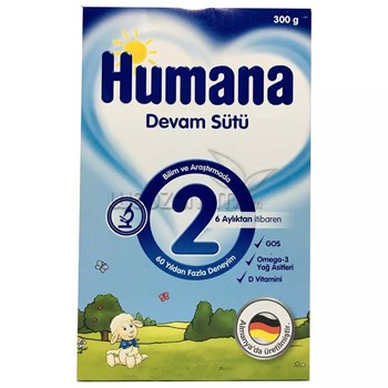 Humana 2 6+ Ay 300 gr Devam Sütü