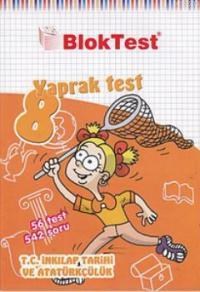 8. Sınıf T.C. İnkılap Tarihi ve Atatürkçülük Yaprak Test (ISBN: 9789944695589)