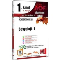 1. Sınıf 1. Yarıyıl Sosyoloji 1 Kod:1133 Yargı Yayınları (ISBN: 9786051575827)