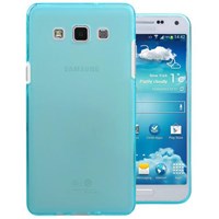 Microsonic Transparent Soft Samsung Galaxy E7 Kılıf Mavi