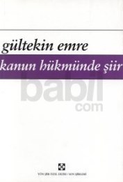 Kanun Hükmünde Şiir (ISBN: 9789757959410)