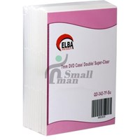 ELBA QD-342.7F-Su 2Lİ Şeffaf 7mm DVD KUTUSU
