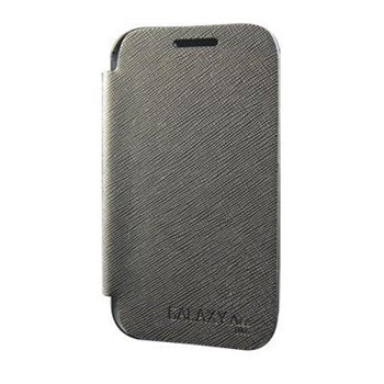 Samsung Galaxy Ace Duos S6802 Kılıf Kapaklı Flip Cover Siyah
