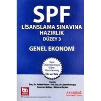 SPF Lisanslama Sınavlarına Hazırlık Düzey 3 Genel Ekonomi Akademi Yayınları 2015 (ISBN: 9786059048132)