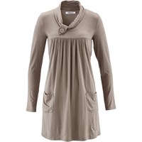 Bpc Bonprix Collection Penye Elbise, Uzun Kollu - Kahverengi 31581707