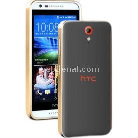 Microsonic Htc Desire 620 Thin Metal Çerçeve Kılıf Gold