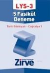 LYS-3 5 Fasikül Deneme (ISBN: 9789944877671)