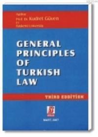 General Principles Of Turkish Law (ISBN: 9789756068380)