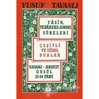 Namaz - Abdest Gusül 32-54 Farz - Yusuf Tavaslı 3990000002213