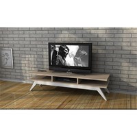 Sanal Mobilya Retro Tv Sehpası - Sonomo/Beyaz 25341616