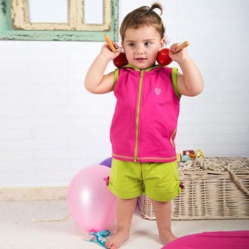 Wonder Kids Şort 2li Takım Natural Life Pembe-yeşil 18-24 Ay (86-92 Cm) 21223522