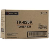 Kyocera TK 825 Toner, Kyocera KM C2520, KM C2525, KM C3225, KM C3232, KM C4035E Toner, Siyah Orjinal Toner