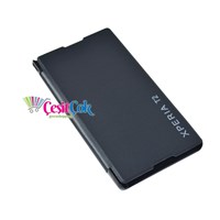 Sony Xperia T2 Kapaklı Kılıf Siyah