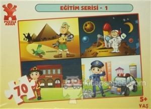 Puzzle Adam Eğitim Serisi - 1 : 70 Parça (5+ Yaş) (ISBN: 8698881833309)