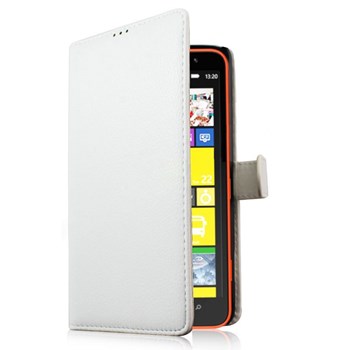 Microsonic Cüzdanlı Deri Kılıf - Nokia Lumia 1320 Beyaz