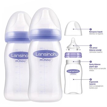 Lansinoh Natural Wave Biberon Seti 240 Ml X 2 Adet 28964341