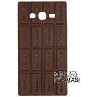 Samsung Galaxy E5 Kılıf Kokulu Çikolatalı Silikon Kapak