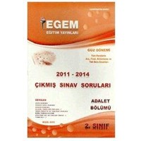 2. Sınıf 3. Yarıyıl Adalet Çıkmış Sorular (Kod 605) Egem Yayınları (ISBN: 9786054950171)