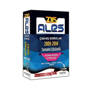 2015 ALES Konu Konu Ayrılmış Tamamı Çözümlü (2009-2014) Çıkmış Sorular Kitapseç Yayıncılık (ISBN: 9786051641911)