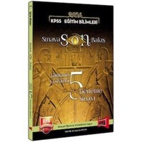 KPSS Eğitim Bilimleri Sınava Son Bakış Tamamı Çözümlü 5 Deneme Sınavı Yargı Yayınları 2016 (ISBN: 9786051574882)