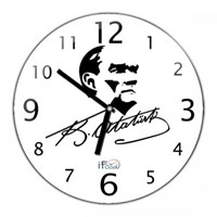 iF Clock Atatürk Duvar Saati (T1)