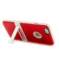 Microsonic Standlı Soft Iphone 6 (4.7'') Kılıf Kırmızı