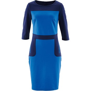 Bpc Bonprix Collection Dizde İki Cepli Elbise - Mavi 32709854