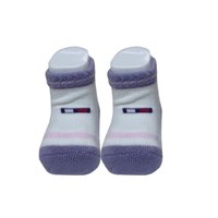 Minidamla 41575 Kız Bebek Çorabı Lila-Çizgili 21489764