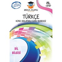 8. Sınıf Türkçe Dil Bilgisi Konu Anlatımlı Soru Bankası Zeka Küpü Yayınları (ISBN: 9789944718301)