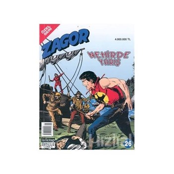 Zagor Özel Seri Sayı: 26 Nehirde Yarış - Michele Pepe 3990000000557