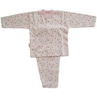 Sebi Bebe 51202 Bebek Pijaması Halkalı Pembe 6-9 Ay (68-74 Cm) 21221617