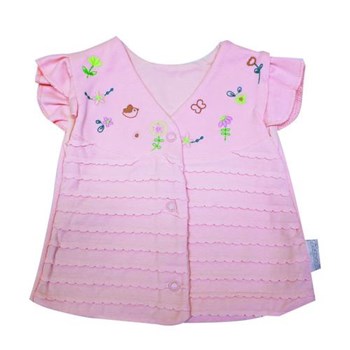 Babybal L 97901 Çiçekli Kız Bebek Yeleği Pembe 0-3 Ay (56-62 Cm) 28706535