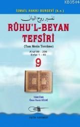 Ruhu'l-Beyan Tefsiri (9. Cilt) (ISBN: 3002356100989)
