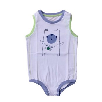 Aziz Bebe 1263 Çıtçıtlı Bebek Body Beyaz 3-6 Ay (62-68 Cm) 33443212