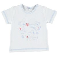 Bubble Kısa Kol T-shirt Beyaz 6-9 Ay 17678103