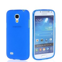 Soft TPU Galaxy S4 Mini Slikon Mavi Kılıf MGSBXCFINP9