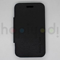 Sony Xperia Tipo ST21i Kılıf Flip Cover Siyah