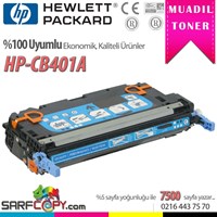 Muadil HP CB401A Mavi A+ Toner 642A , ColorLaserjet 4005N Mavi Toner