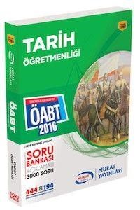 ÖABT Tarih Öğretmenliği Soru Bankası Murat Yayınları 2016 (ISBN: 9789944667043)