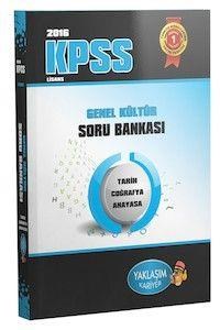 KPSS Genel Kültür Soru Bankası Yaklaşım Yayınları 2016 (ISBN: 9786059871266)