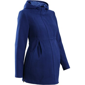 Bpc Bonprix Collection Hamile Giyim Kapüşonlu Palto, Genişliği Ayarlanabilir - Mavi 29087671