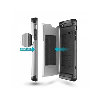 Verus iPhone 6 Plus/6S Plus Case Damda Veil Series Kılıf - Light Silver
