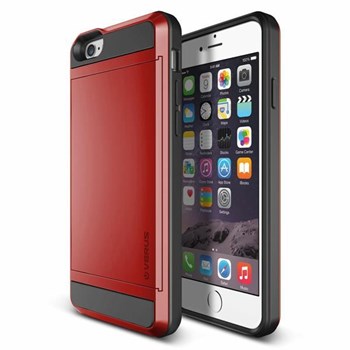 Verus iPhone 6/6S 4.7 Case Damda Slide Series Kılıf - Renk : Crimson Red