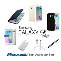 Microsonic Samsung Galaxy S6 Edge Kılıf &Amp; Aksesuar Seti 8İn1