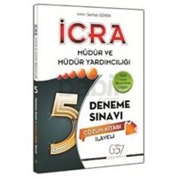 İcra Müdür Ve Müdür Yardımcılığı 5 Deneme (ISBN: 9786056439643)