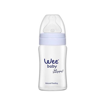 Wee Baby Isıya Dayanıklı Geniş Ağızlı Cam Biberon 180Ml 20382686