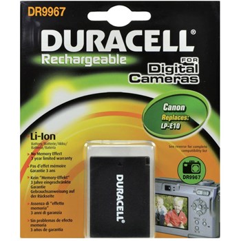 Duracell DR9967 Canon LP-E10 Kamera Pili