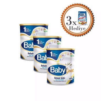 Baby Goat 1 0-6 Ay 3x400 gr Keçi Sütlü Bebek Maması