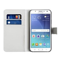 Microsonic Samsung Galaxy J7 Kılıf Cüzdanlı Deri Beyaz