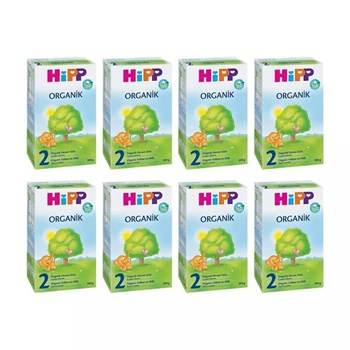 Hipp 2 Organik 6+ Ay 8x300 gr Çoklu Paket Devam Sütü